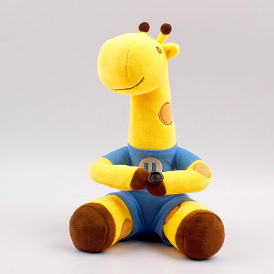 O OEM enchido bonito do presente de Toy For Children do girafa personalizou o processamento