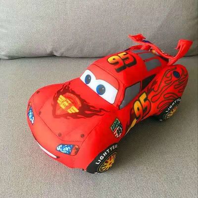 carro vermelho enchido Toy Printing Logo de Mcqueen do carro de 25cm desenhos animados feitos sob encomenda