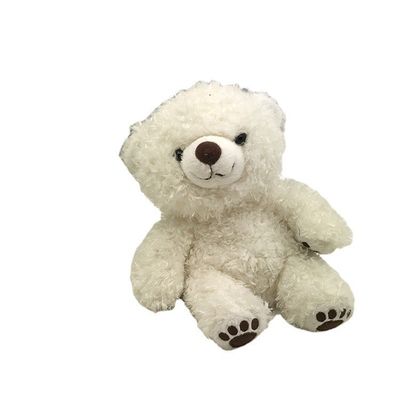 18*15cm personalizou Teddy Bear Washable branco pequeno