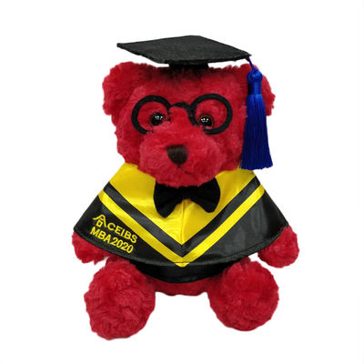 Crianças Doctorial vermelhas conforme macias de Teddy Bear Plush Toys For do chapéu