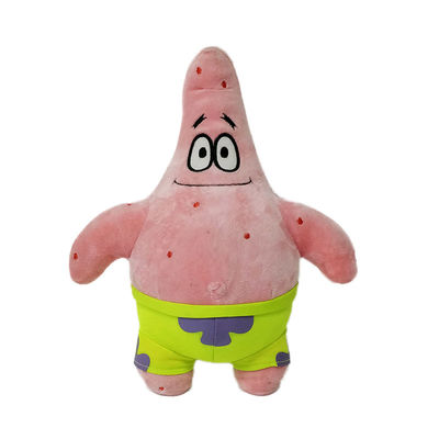 aniversário das crianças de 40cm Patrick Star Plush Pillow ISO9001 Patrick Star Stuffed Toy For