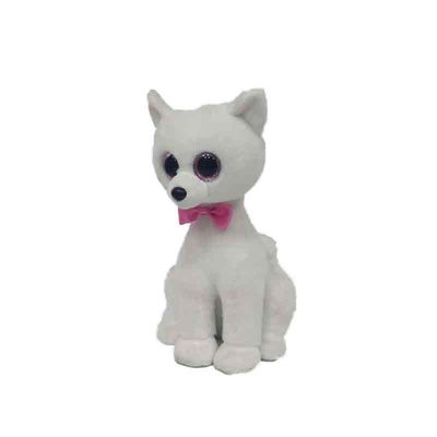 Luxuoso branco Toy Customized Gift de Cat Soft Toy Stuffed Animal da simulação de 40CM