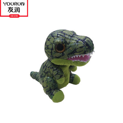 O OEM do presente de S de Toy Children do luxuoso do dinossauro verde do poliéster ' personalizou