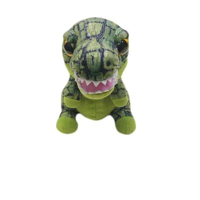 O OEM do presente de S de Toy Children do luxuoso do dinossauro verde do poliéster ' personalizou