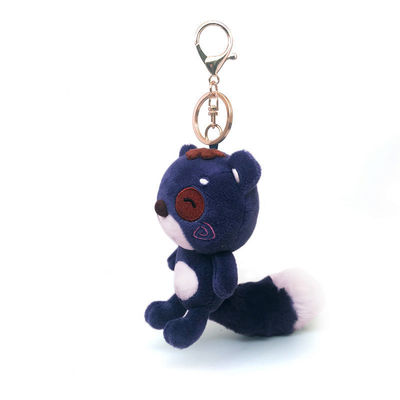 OEM do pendente do saco da corrente chave de 10cm Mini Black Plush Teddy Bear
