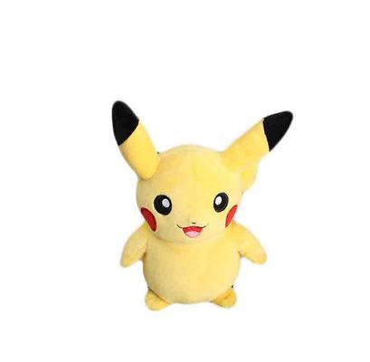 Detetive bonito Pikachu Cuddly Toy Customized do algodão dos PP dos brinquedos do luxuoso do Anime do Warmness