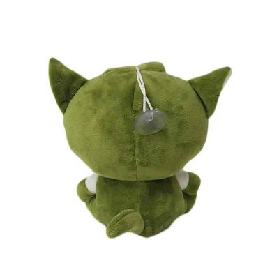 Presente verde das crianças de Cat Toy Detetive Soft Cuddly Toy do algodão bonito dos PP