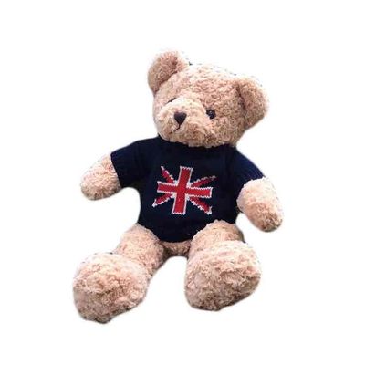 Brinquedo enchido macio bonito de Teddy Bear Customized Plush Cuddly do Warmness