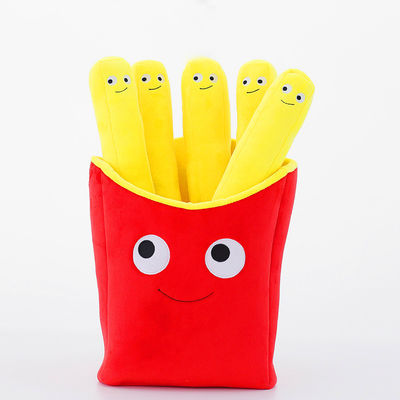 Brinquedos franceses do luxuoso do bebê da interação das crianças do pai do bicho de pelúcia da fritada da simulação