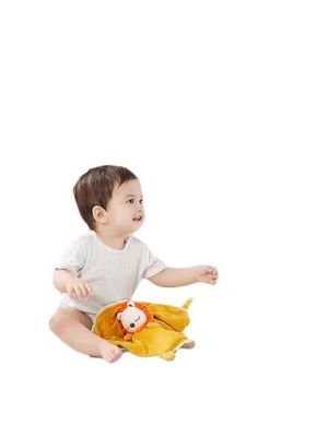 Fantoche de mão recém-nascido Toy Baby Comforting Towel do luxuoso do bicho de pelúcia das pessoas de 0-1 anos