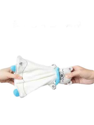 Fantoche de mão recém-nascido Toy Baby Comforting Towel do luxuoso do bicho de pelúcia das pessoas de 0-1 anos