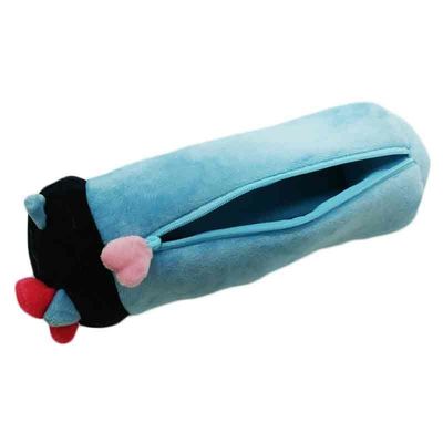 Caixa simples bonito dos artigos de papelaria da menina da grande capacidade do saco do lápis do luxuoso do OEM 25cm