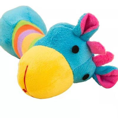 Os brinquedos resistentes do luxuoso dos animais de estimação do cão do molar da mordida descascam o descanso do luxuoso com som 20cm