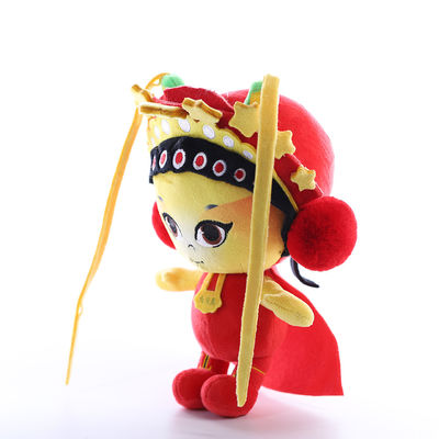 o chinês vermelho Opera de 35cm figura os brinquedos ISO9001 do luxuoso da boneca