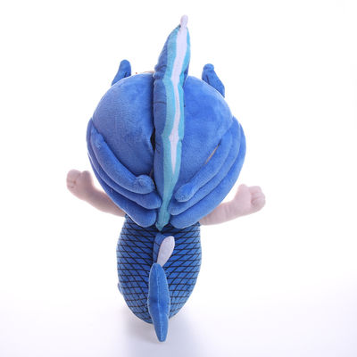 bicho de pelúcia azul da sereia do luxuoso de 20cm para que o bebê durma com