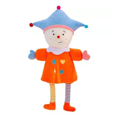 os brinquedos de Plush Doll Plush do palhaço de 35cm pacificam o algodão de Doll 100% PP do palhaço de circo