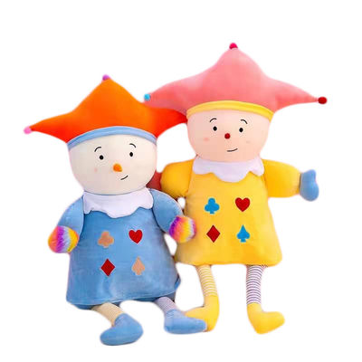 os brinquedos de Plush Doll Plush do palhaço de 35cm pacificam o algodão de Doll 100% PP do palhaço de circo