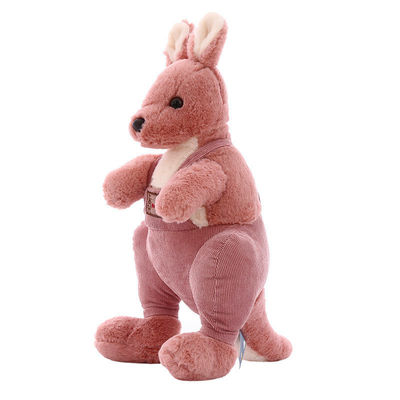 Descanso enchido canguru do sono do bebê do presente de aniversário da menina dos brinquedos do luxuoso do cabelo do coelho