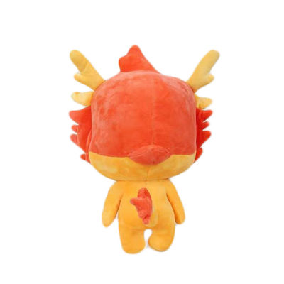 600g 35cm amarelos poucos brinquedos macios de Dragon Plush Doll Animation Dragon
