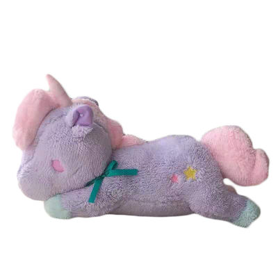 descanso bonito do sono dos bichos de pelúcia do cavalo de 25cm Gemini Unicorn Soft Toy Cotton Girl