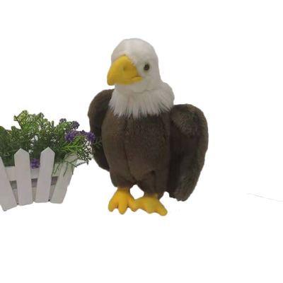 Algodão dirigido branco 30cm de Eagle Stuffed Plush Toys 100% Pp ou personalizado