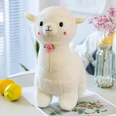 a alpaca do luxuoso de 40cm encheu Toy With Polypropylene Cotton Filling