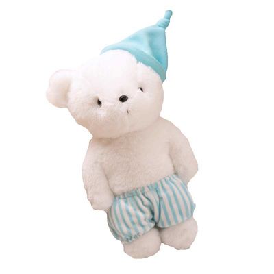 Chapéu lavável da mão 100g Teddy Bear Plush Toys With