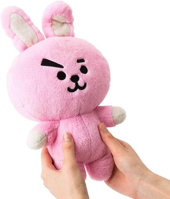 Bebê inodoro que acalma a boneca cor-de-rosa do luxuoso do coelho de 25cm
