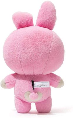 Bebê inodoro que acalma a boneca cor-de-rosa do luxuoso do coelho de 25cm