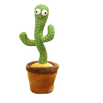luxuoso de dança Toy For Home Decoration do cacto do canto de 30cm