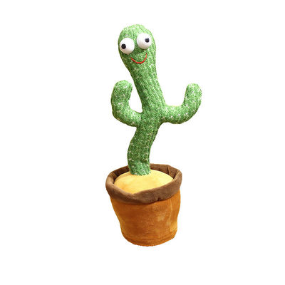 luxuoso de dança Toy For Home Decoration do cacto do canto de 30cm
