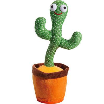 luxuoso de dança Toy For Home Decoration do cacto do canto de 30cm