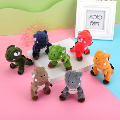 Brinquedos do OEM Mini Cartoon Dinosaur Keychain Plush