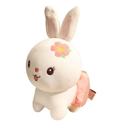 Brinquedo enchido 30cm realístico lavável do coelho da mão