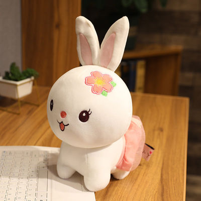 Brinquedo enchido 30cm realístico lavável do coelho da mão