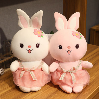 Brinquedo enchido 30cm realístico lavável do coelho da mão