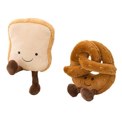 Brinquedo 20cm do luxuoso do pão das crianças para a máquina da garra