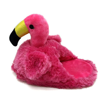 Deslize não sapatas mornas da casa do luxuoso do flamingo de 40cm