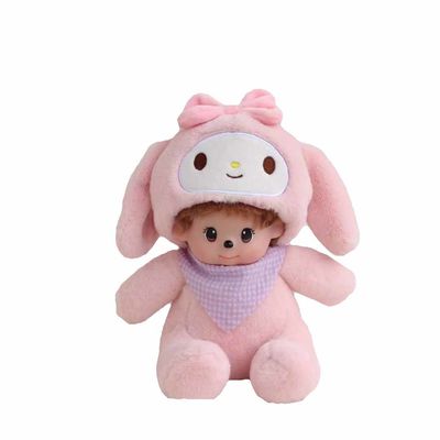 Anti brinquedo 20cm encapuçado resistente de desvanecimento da boneca do luxuoso da sujeira