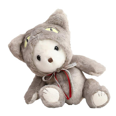 Algodão do polipropileno ISO9001 que enche Cat Stuffed Toy bonito