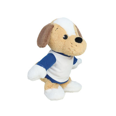 O luxuoso elétrico ultra macio lavável do cão do ODM brinca presente do cão do luxuoso de 30cm o melhor para a criança
