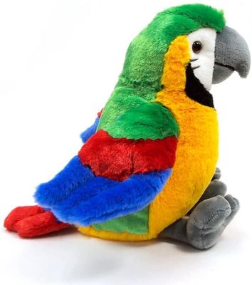 Luxuoso Toy With Polyester Fiber Stuffed da arara da simulação