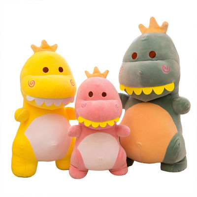 Descanso do luxuoso do dinossauro dos desenhos animados do OEM 25cm com enchimento do algodão do polipropileno