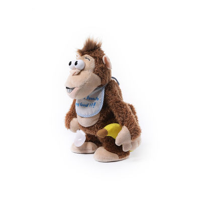 Macaco 25cm eletrônico multifuncional brinquedo enchido
