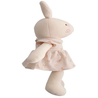 Os 25cm laváveis Bunny Soft Toy cor-de-rosa das crianças da mão
