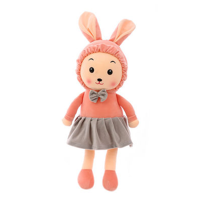 Luxuoso longo Toy For Childern do coelho das orelhas do vestido criativo bonito
