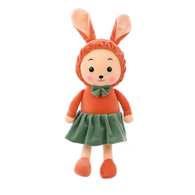 Luxuoso longo Toy For Childern do coelho das orelhas do vestido criativo bonito