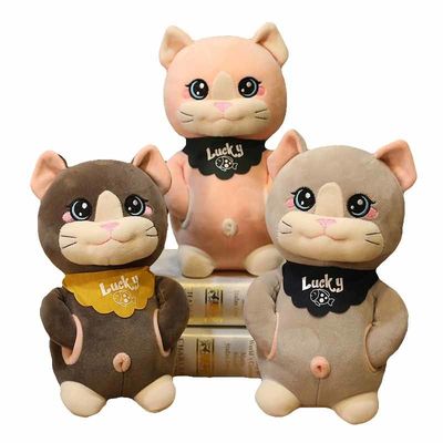 O OEM descasca Cat Plush Toy bonito das crianças amigáveis de 20cm