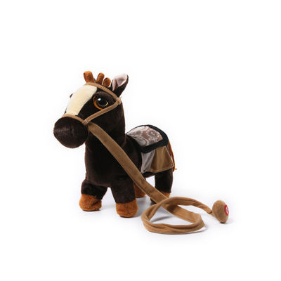 Descasque o luxuoso curto Pony Toy do movimento elétrico amigável