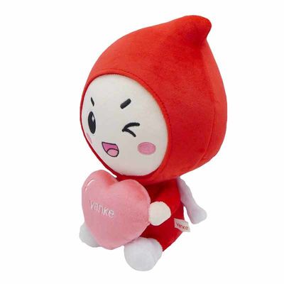 EN71 25cm Mini Plush Mascot Toy With imprimiu o logotipo